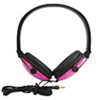 Premium Elegant Stereo Headphones (Pink)