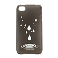 Premium Glaze Water-drop Protective Case for iPhone 4 (Grey)