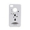 Premium Glaze Water-drop Protective Case for iPhone 4 (White)