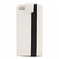 Premium Leather Case Belt Clip for iPhone4G (White)