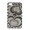 Premium Protective Back Case with Crystals for iPhone 4