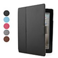 Premium Protective PU Leather Case and Stand w/ Buckle for Apple iPad 2