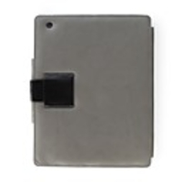 Premium PU Leather Case and Stand for Apple iPad 2 - Grey