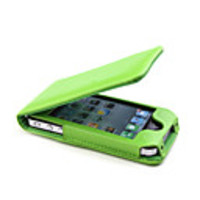 Premium PU Leather Case for iPhone 4 (3-Pack)