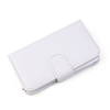 Premium PU Leather Case for iPhone 4 (White)