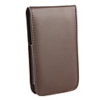 Premium PU Leather Case for iTouch 4 4G - Dark Brown