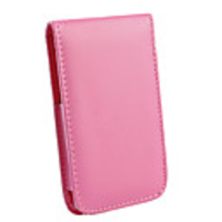 Premium PU Leather Case for iTouch 4 4G - Rose Red