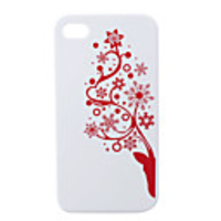 Premium Special Designed Protective Case for iPhone 4 - Snowflake Pattern