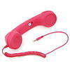 Premium Special Telephone Handset with Voice Buttons for iPhone (Red)