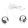 Premium Stylish Earphone (White Black)