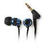 Premium Stylish Earphones with PU Leather Bag (Blue)