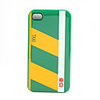 Premium Stylish Texi Protective Case for iPhone4G(Yellow Green)