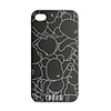 Premium Unique Printing Protection Case for iPhone 4 - Black Bear