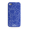 Premium Unique Printing Protection Case for iPhone 4 - Blue Bear