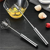 Press the Rotary Egg Beater with a Stainless Steel Semi-automatic Mixer 2 packs