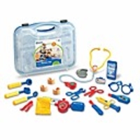 pretend amp; play doctor kit for kids,  blue doctor/veterinarian costume,  19 piece set,  ages 3