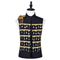 Prince Aristocrat Punk Gothic Disco Masquerade Vest Men