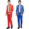 Prince Aristocrat Retro Vintage Medieval Coat Pants Outfits Masquerade Men