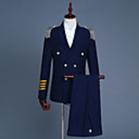 Prince Aristocrat Victorian Napoleon Jacket Winter Coat Pants Suits Blazers Men