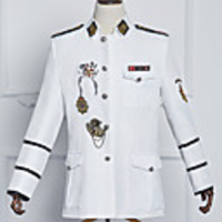 Prince Royal Navy Aristocrat Vintage Medieval Coat Masquerade Men