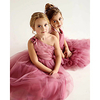 Princess / A-Line Floor Length Wedding / Party Flower Girl Dresses - Tulle Sleeveless One Shoulder with Tier