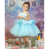 Princess / Ball Gown Knee Length Wedding / Party Flower Girl Dresses - Satin / Tulle Sleeveless Jewel Neck with Ruffles / Appliques