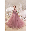 Princess / Ball Gown Sweep / Brush Train Wedding / Party Flower Girl Dresses - Tulle Cap Sleeve Jewel Neck with Appliques