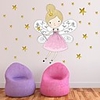 Princess / Holiday Wall Stickers Plane Wall Stickers / Holiday Wall Stickers Decorative Wall Stickers,  PVC Home Decoration Wall Decal Wall / Window Decoration 1pc