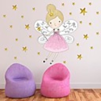 Princess / Holiday Wall Stickers Plane Wall Stickers / Holiday Wall Stickers Decorative Wall Stickers,  PVC Home Decoration Wall Decal Wall / Window Decoration 1pc