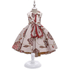 Princess Asymmetrical Event / Party / Birthday Flower Girl Dresses - Satin Sleeveless V Neck with Bow(s) / Pleats / Beading