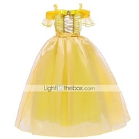 Princess Belle Dress Flower Girl Dress Girls