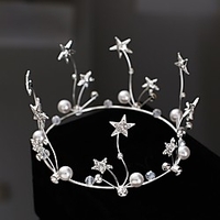 Princess Cute Alloy Tiaras with Rhinestone / Pearl 1 Piece Wedding / Party / Evening Headpiece miniinthebox