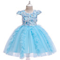 Princess Dress Party Costume Flower Girl Dress Girls