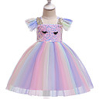 Princess Dress Party Costume Flower Girl Dress Girls