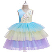 Princess Dress Party Costume Flower Girl Dress Girls