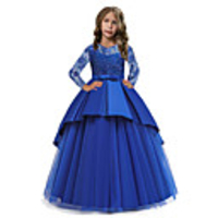 Princess Dress Party Costume Flower Girl Dress Girls