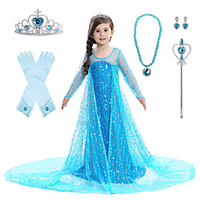 Princess Elsa Dress Flower Girl Dress Girls