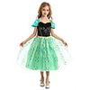 Princess Fairytale Anna Cosplay Costume Party Costume Flower Girl Dress Girls