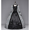 Princess Maria Antonietta Floral Style Rococo Victorian Renaissance Vacation Dress Dress Party Costume Masquerade Women