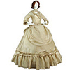 Princess Maria Antonietta Floral Style Rococo Victorian Renaissance Vacation Dress Dress Party Costume Masquerade Women