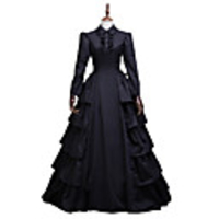Princess Maria Antonietta Floral Style Rococo Victorian Renaissance Vacation Dress Dress Party Costume Masquerade Women