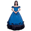 Princess Maria Antonietta Floral Style Rococo Victorian Renaissance Vacation Dress Dress Party Costume Masquerade Women
