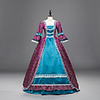 Princess Maria Antonietta Floral Style Rococo Victorian Renaissance Vacation Dress Dress Party Costume Masquerade Women