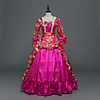 Princess Maria Antonietta Floral Style Rococo Victorian Renaissance Vacation Dress Dress Party Costume Masquerade Women