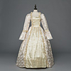 Princess Maria Antonietta Floral Style Rococo Victorian Renaissance Vacation Dress Dress Party Costume Masquerade Women