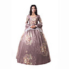 Princess Maria Antonietta Floral Style Rococo Victorian Renaissance Vacation Dress Dress Party Costume Masquerade Women