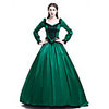 Princess Maria Antonietta Floral Style Rococo Victorian Renaissance Vacation Dress Dress Party Costume Masquerade Women