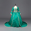Princess Maria Antonietta Floral Style Rococo Victorian Renaissance Vacation Dress Dress Party Costume Masquerade Women