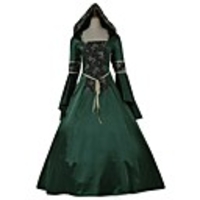 Princess Maria Antonietta Floral Style Rococo Victorian Renaissance Vacation Dress Dress Party Costume Masquerade Women