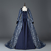 Princess Maria Antonietta Floral Style Rococo Victorian Renaissance Vacation Dress Dress Party Costume Masquerade Women